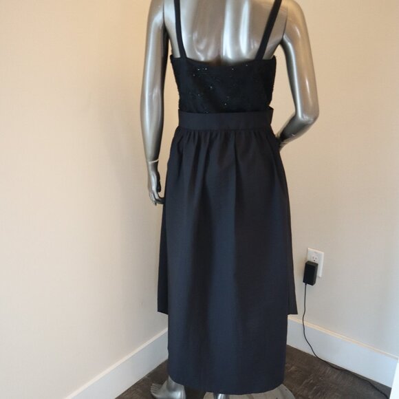 Brunello Cucinelli Black Dress Sleeveless Sequin Beaded Size Medium New Tag - Picture 7 of 11